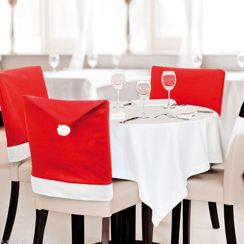 High quality Christmas Chairs Set Christmas goods table decorated Christmas hat in large quantities High quality Christmas Chairs Set Christmas goods table decorated Christmas hat in large quantities